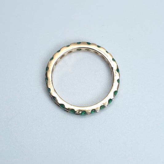 Columbian Emerald Eternity Ring