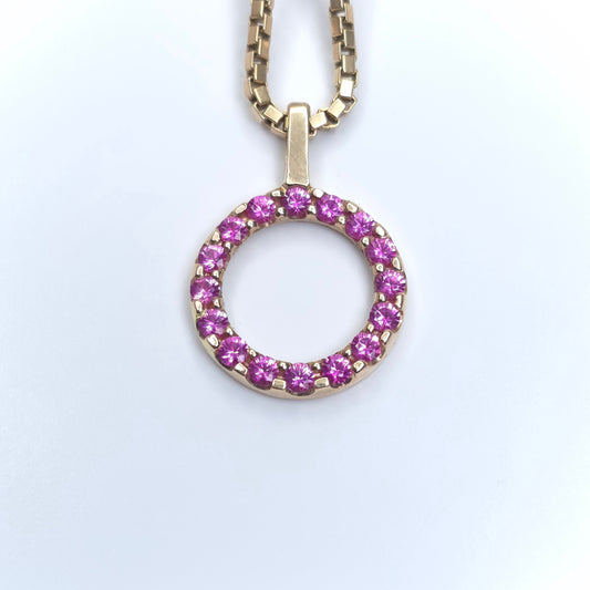 Ruby Eternity Pendant