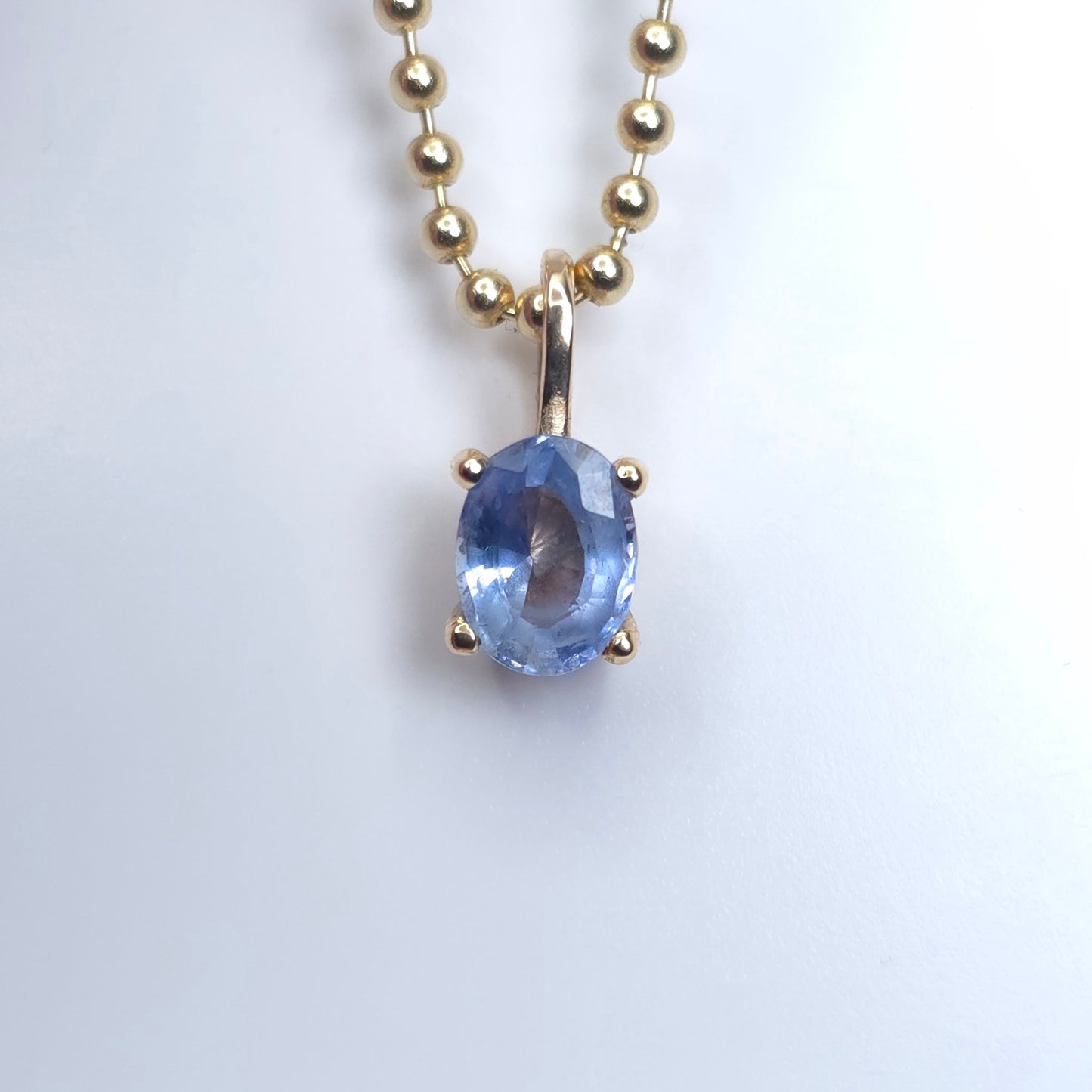 Cornflower Sapphire Pendant