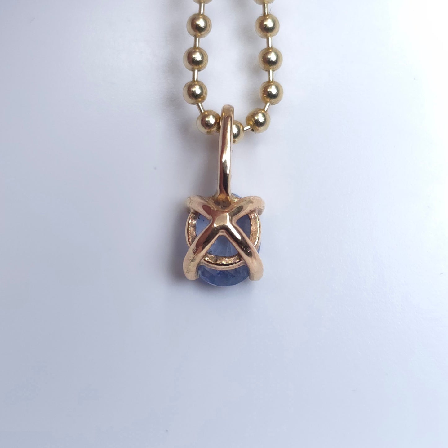 Cornflower Sapphire Pendant