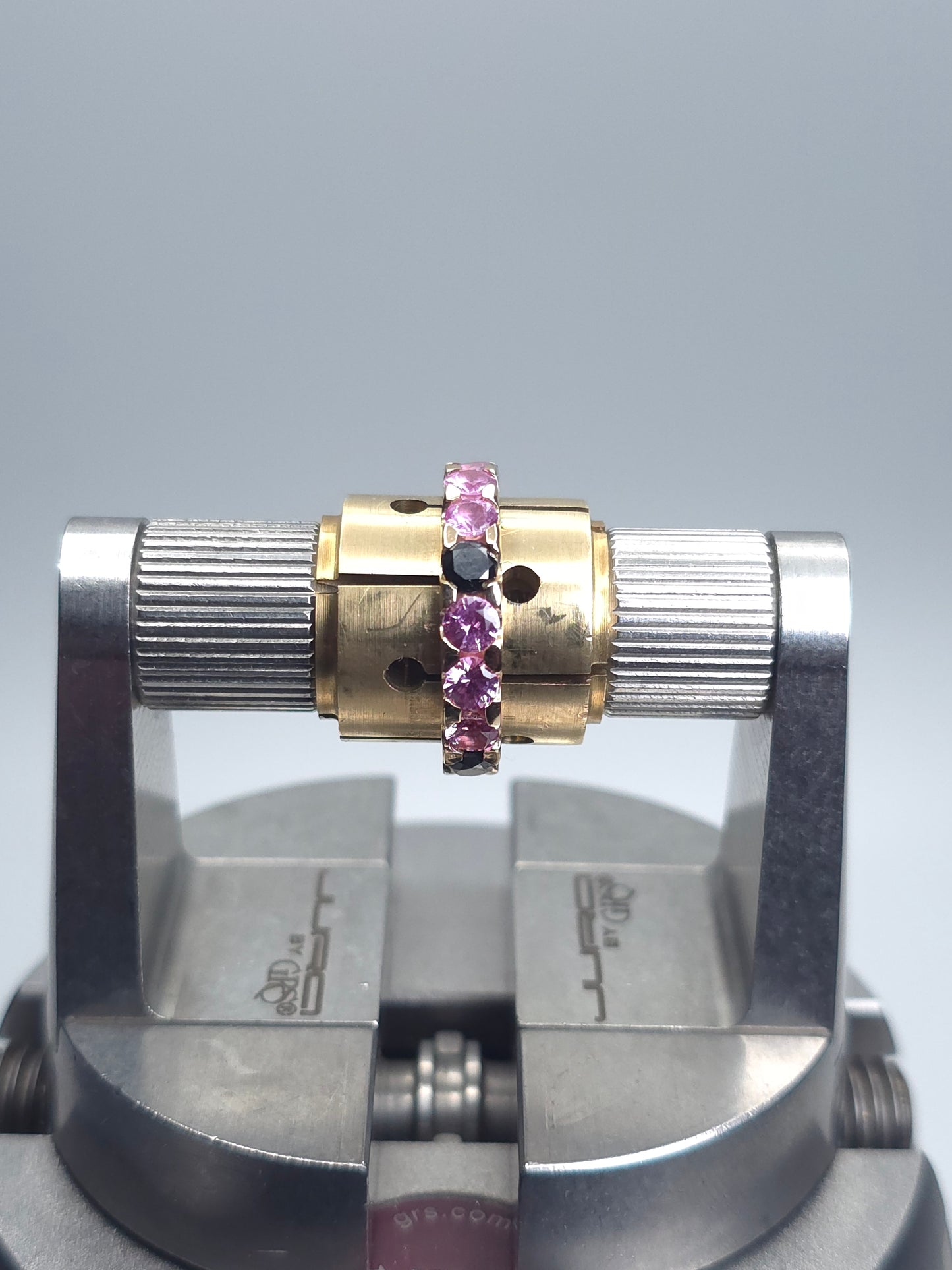 Diamond and Sapphire Eternity Band