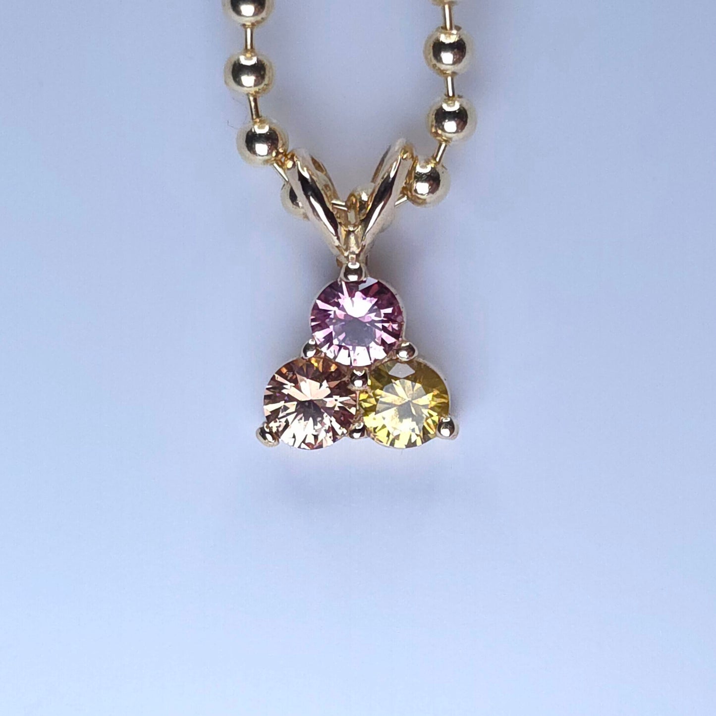 Trilium Sapphire Pendant