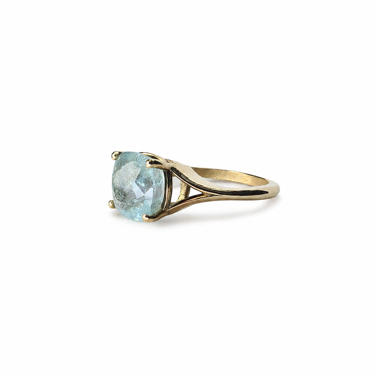 4.43ct Paraíba Tourmaline Ring | Carbon & Gold