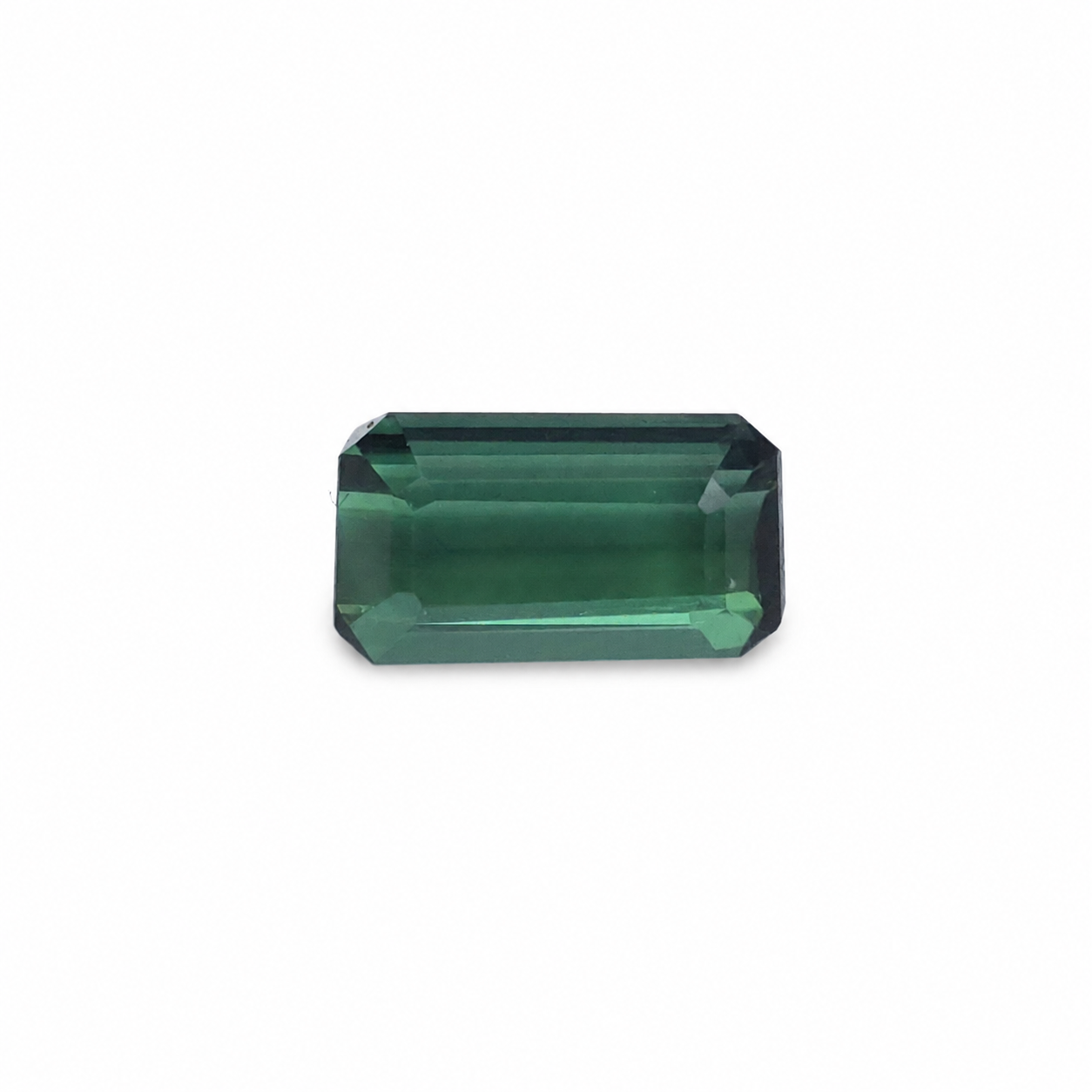 0.86ct Green-Blue Tourmaline Gemstone | Carbon & Gold
