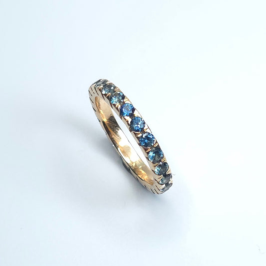 Montana Sapphire Eternity Band